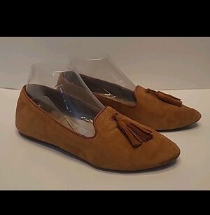 Birdies - The Blackbird Ginger Tassel Tan Suede - Size 6 - NIB